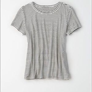 American eagle striped shirt XS